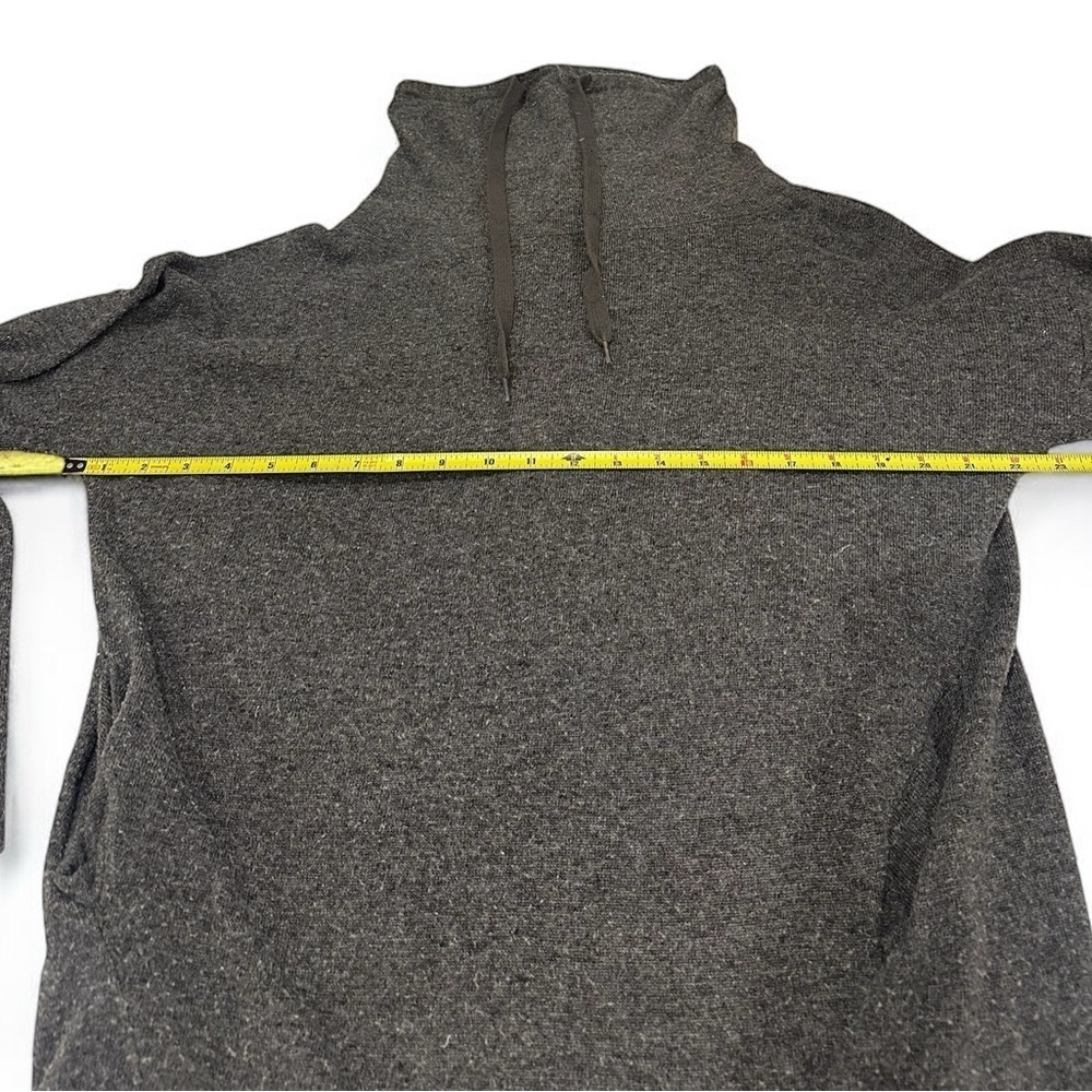 LUMIERE Women’s Cowl Turtleneck Gray Sweater Wity Pockets Small Gray - Picture 5 of 8